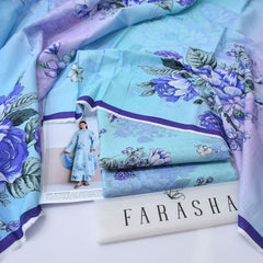 Farasha Digital Printed Khaddar 3-Piece Un-Stiched