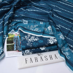Farasha Digital Printed Khaddar 3-Piece Un-Stiched