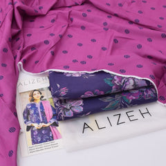 Alizeh Digital Printed Khaddar 3-Piece Un-Stiched