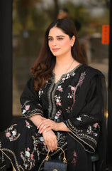 Batik Dhanak Embroidered 3-Piece Un-Stiched