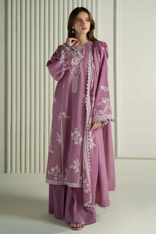 Cross Stitch Dhanak Embroidered 3-Piece Un-Stiched