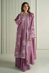 Cross Stitch Dhanak Embroidered 3-Piece Un-Stiched