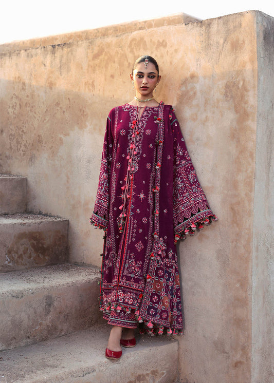 Hussain Rehar Dhanak Embroidered 3-Piece Un-Stiched