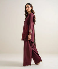 Sapphire Dhanak Embroidered 3-Piece Un-Stiched