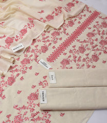 Bareeze Karandi Khaddar Embroidered 3-Piece Un-Stiched