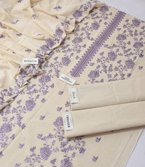 Bareeze Karandi Khaddar Embroidered 3-Piece Un-Stiched
