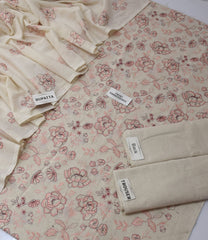 Bareeze Karandi Khaddar Embroidered 3-Piece Un-Stiched