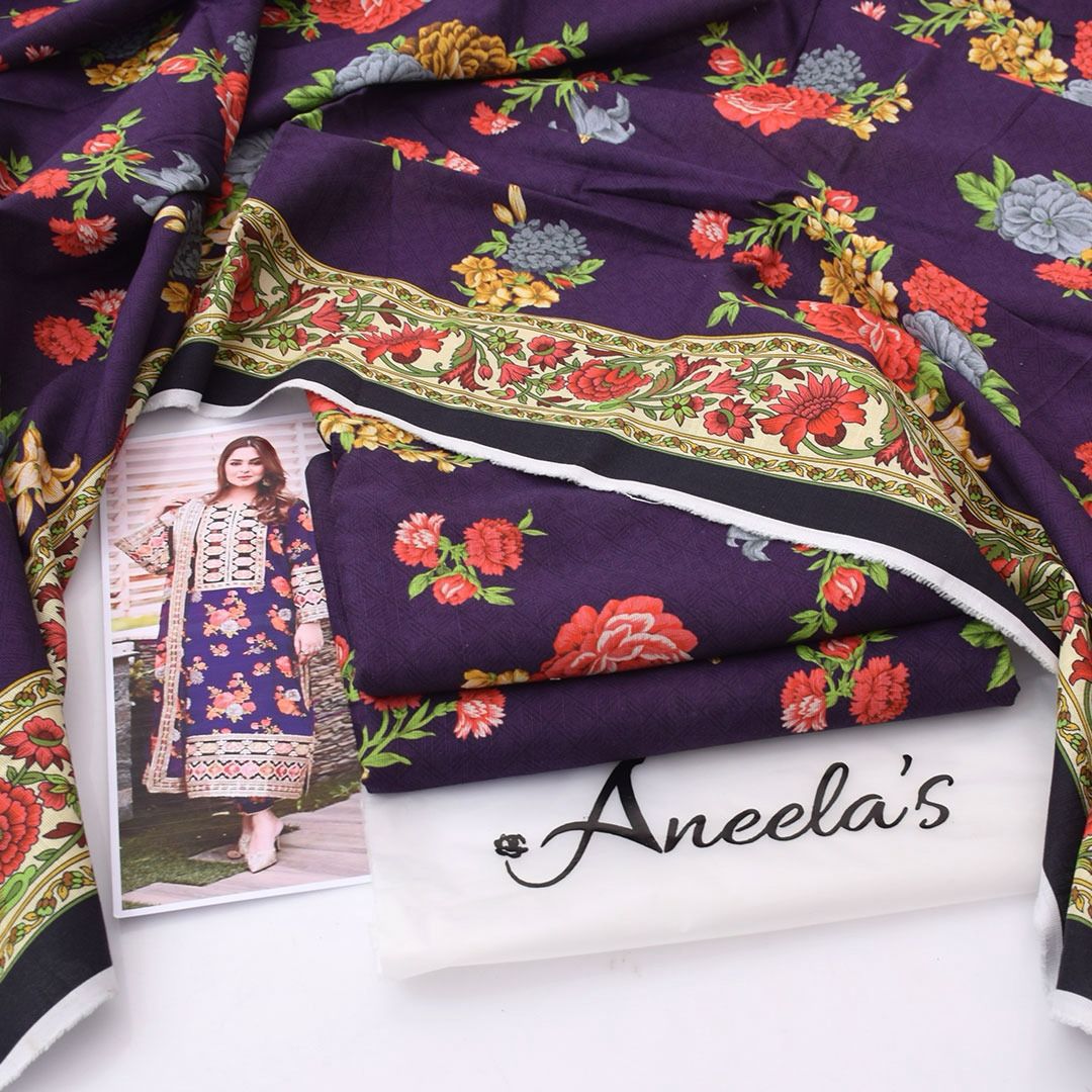Aneela's Khaddar 3-Piece Unstiched