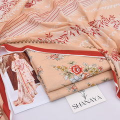 Shanaya Digital Lawn 3-Piece Un-Stiched