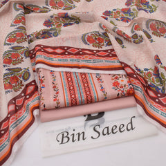 Bin Saeed Digital Lawn 3-Piece Un-Stiched