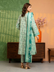 Edenrobe Digital Lawn 3-Piece Un-Stiched