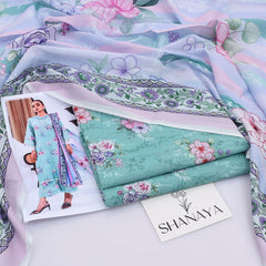 Shanaya Digital Lawn 3-Piece Un-Stiched