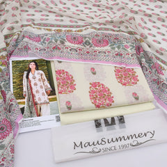 Mausummery Digital Lawn 3-Piece Un-Stiched