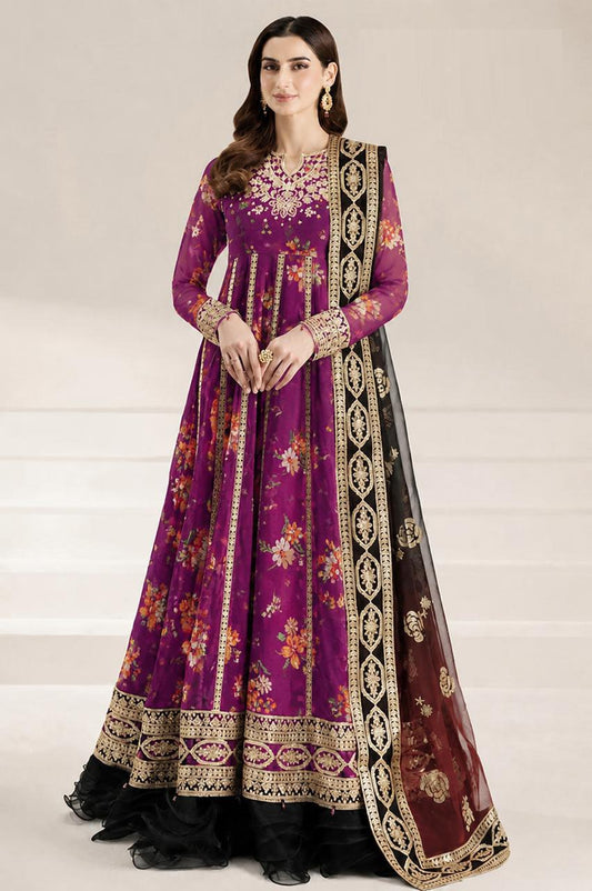 Baroque Digital Lawn 3-Piece Un-Stiched