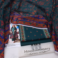 Mausummery Digital Lawn 3-Piece Un-Stiched