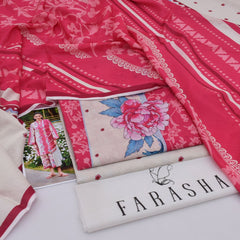 Farasha Digital Lawn 3-Piece Un-Stiched