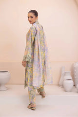 Adan's Libas Digital Lawn 3-Piece Un-Stiched