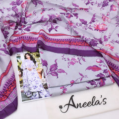 Aneela'S lawn 3-Piece Un-Stiched