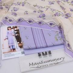 Mausummery Digital Lawn 3-Piece Un-Stiched