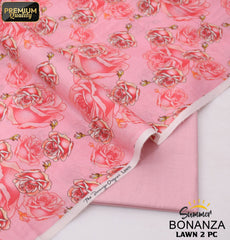 Bonanza Digital Lawn 2-Piece Un-Stiched