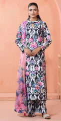 Adan's Libas Digital Lawn 3-Piece Un-Stiched