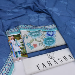 Farasha Digital Lawn 3-Piece Un-Stiched