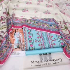 Mausummery Digital Lawn 3-Piece Un-Stiched