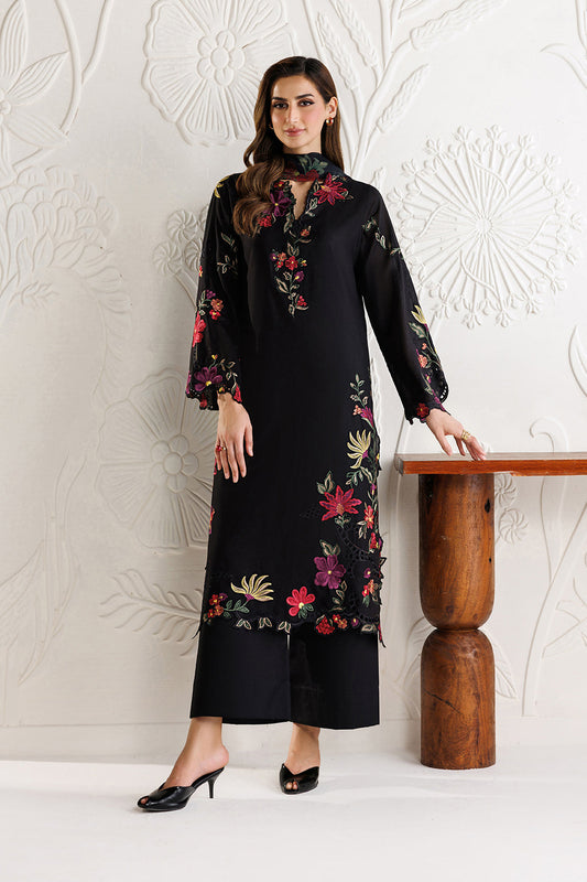 Iznik Dhanak Embroidered 3-Piece Un-Stiched