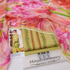 Mausummery Digital Lawn 3-Piece Un-Stiched