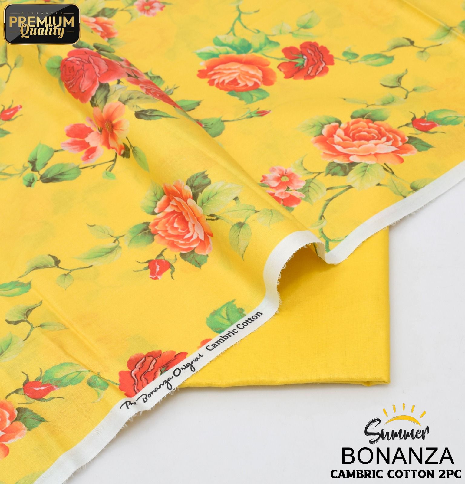 Bonanza Cambric 2-Piece Mid Season Un-Stiched