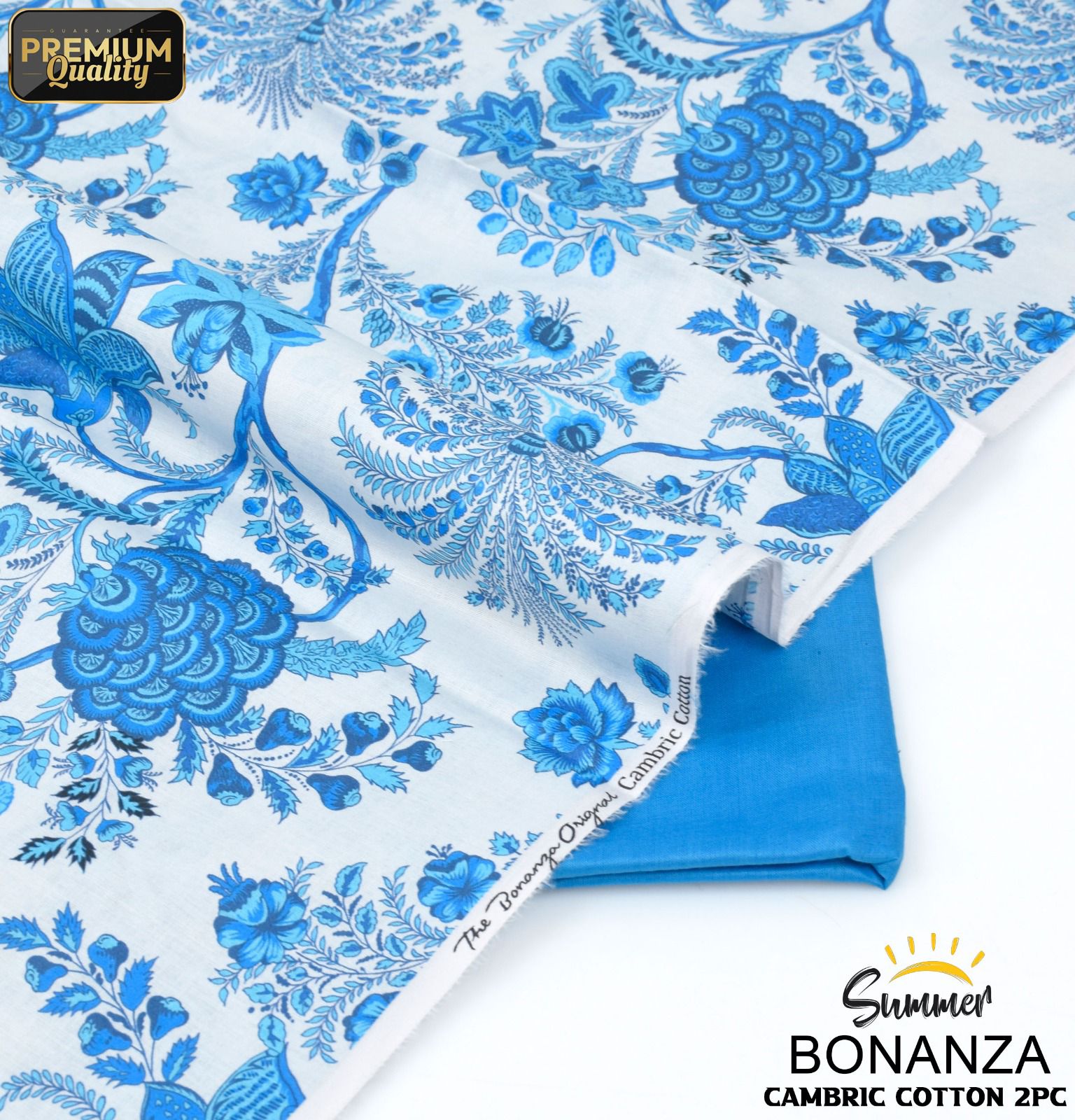 Bonanza Cambric 2-Piece Mid Season Un-Stiched
