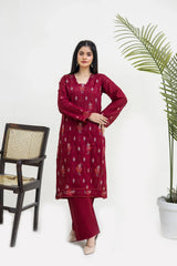GULRAKH - 2PC LAWN EMBROIDERED SUIT BY VELORA