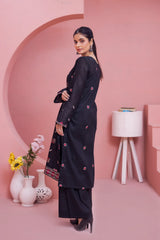 BLACK JADE - EMBROIDERED 2PC LAWN SUIT BY BLOSSOM