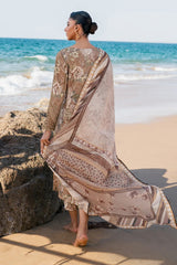Baroque Lawn 3-Piece Unstiched With Embroidered Patches