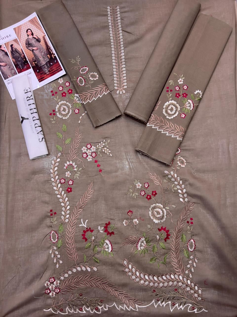 Sapphire Embroidered 2-Piece Unstiched