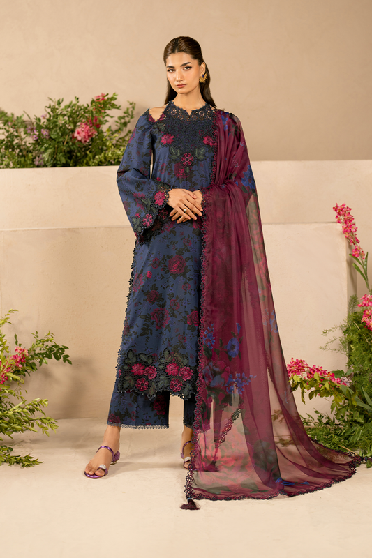 Iznik Lawn 3-Piece Unstiched