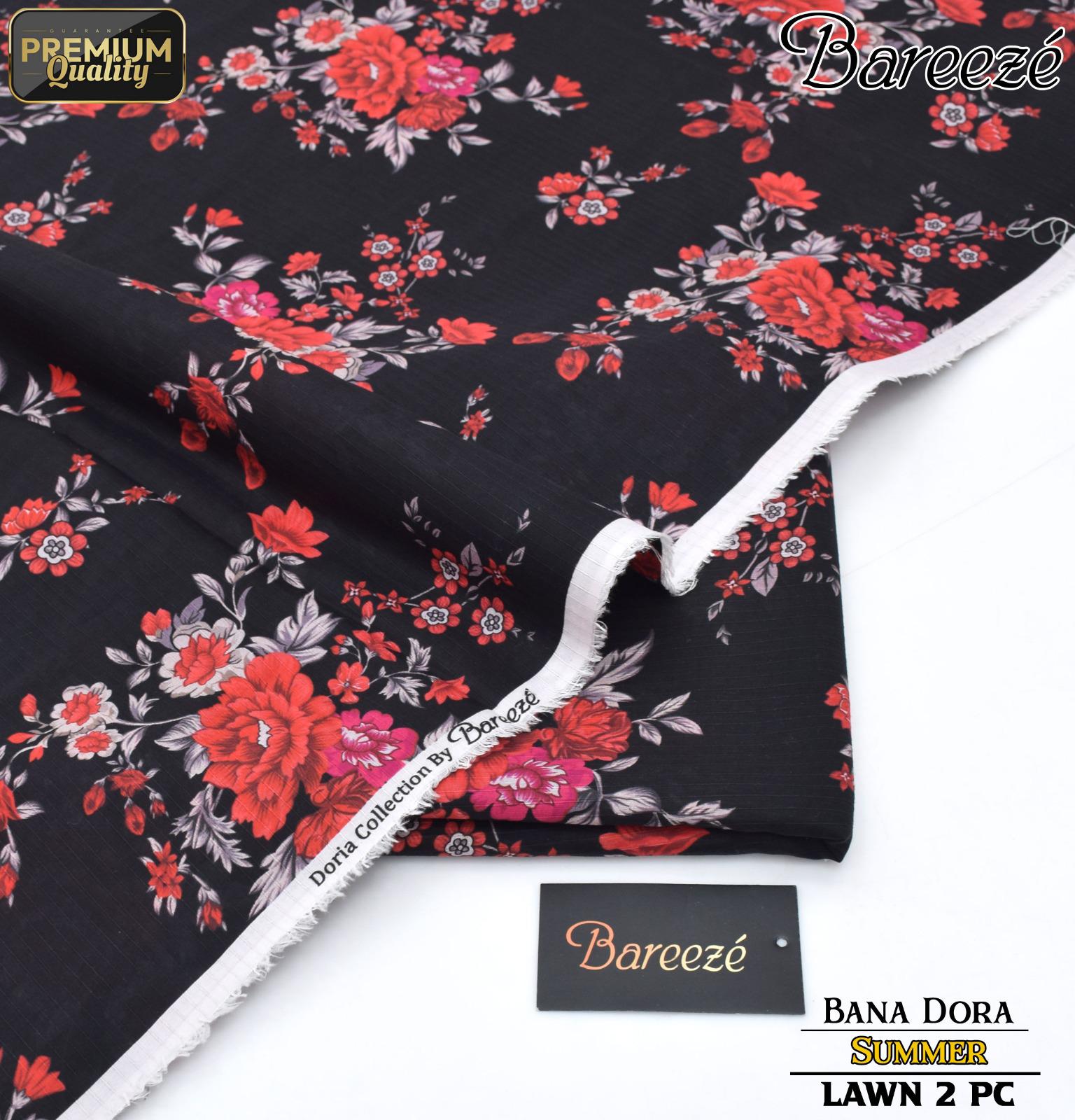 Bareeze Bana Dora Lawn Digital Printed 2-Piece Unstiched