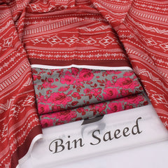 Bin Saeed Lawn 3-Piece Unstiched