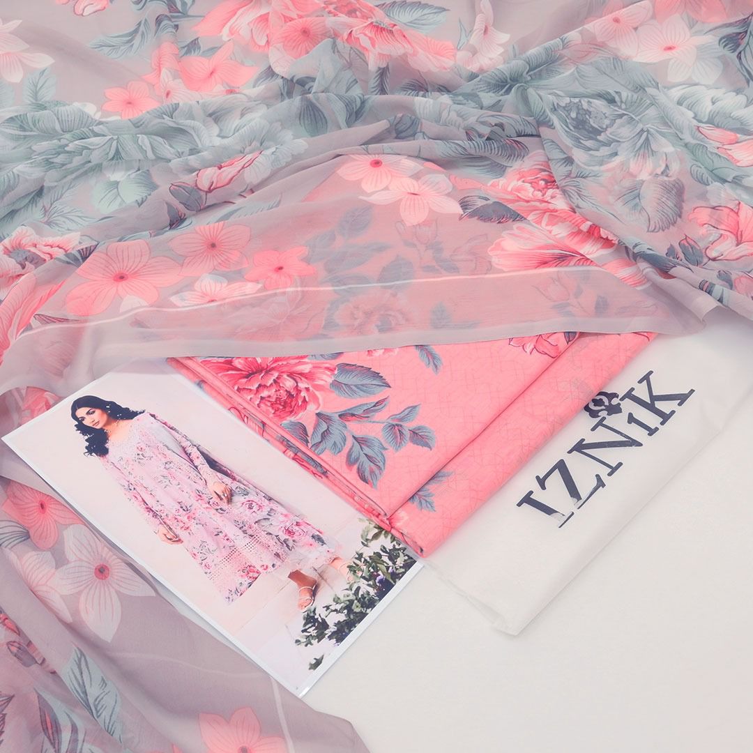 Iznik Lawn 3-Piece Unstiched
