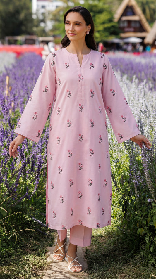Lawn Embroidered Unstiched 2-Piece - D14