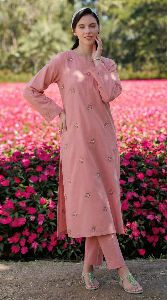 Lawn Embroidered Unstiched 2-Piece - D15