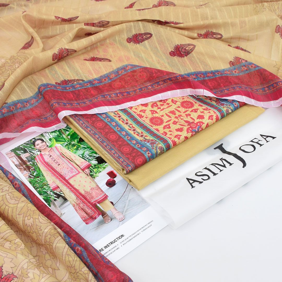 Asim Jofa Lawn 3-Piece Unstiched