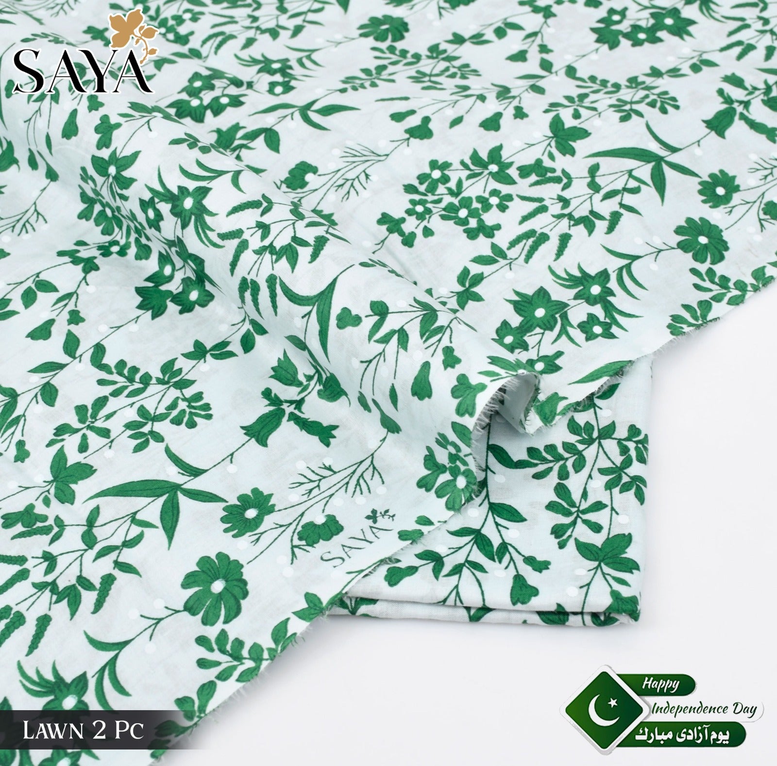 Saya Lawn Digital Printed 2-Piece (14 Auguest)