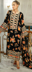Aneela's Digital Lawn 3-Piece Un-Stiched