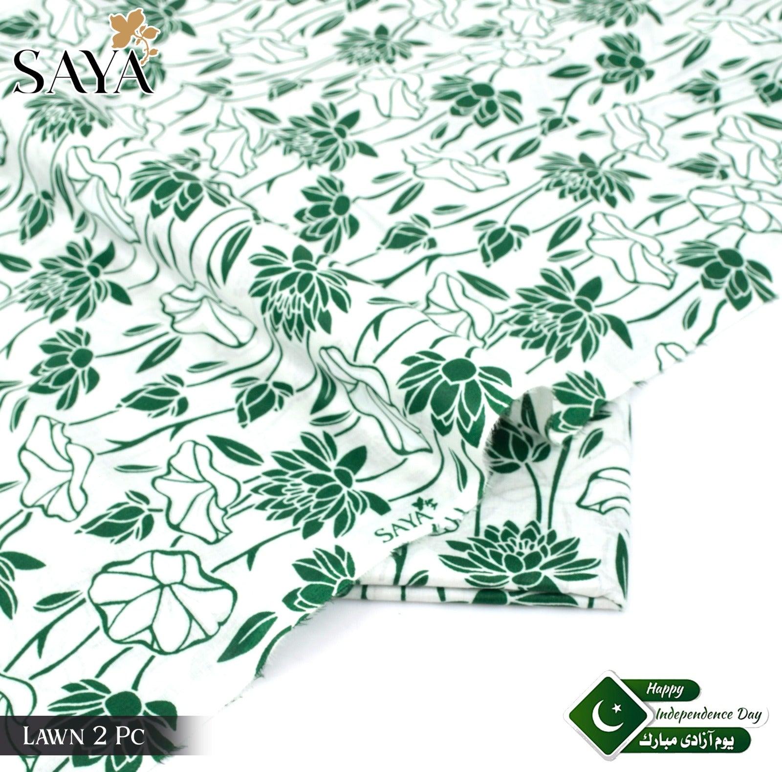 Saya Lawn Digital Printed 2-Piece (14 Auguest)