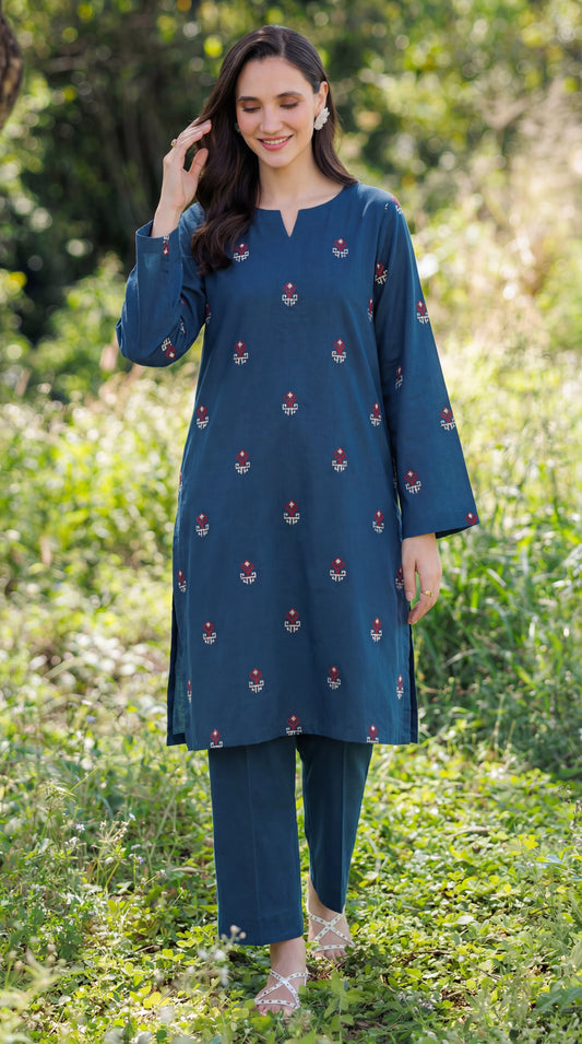 Lawn Embroidered Unstiched 2-Piece - D19