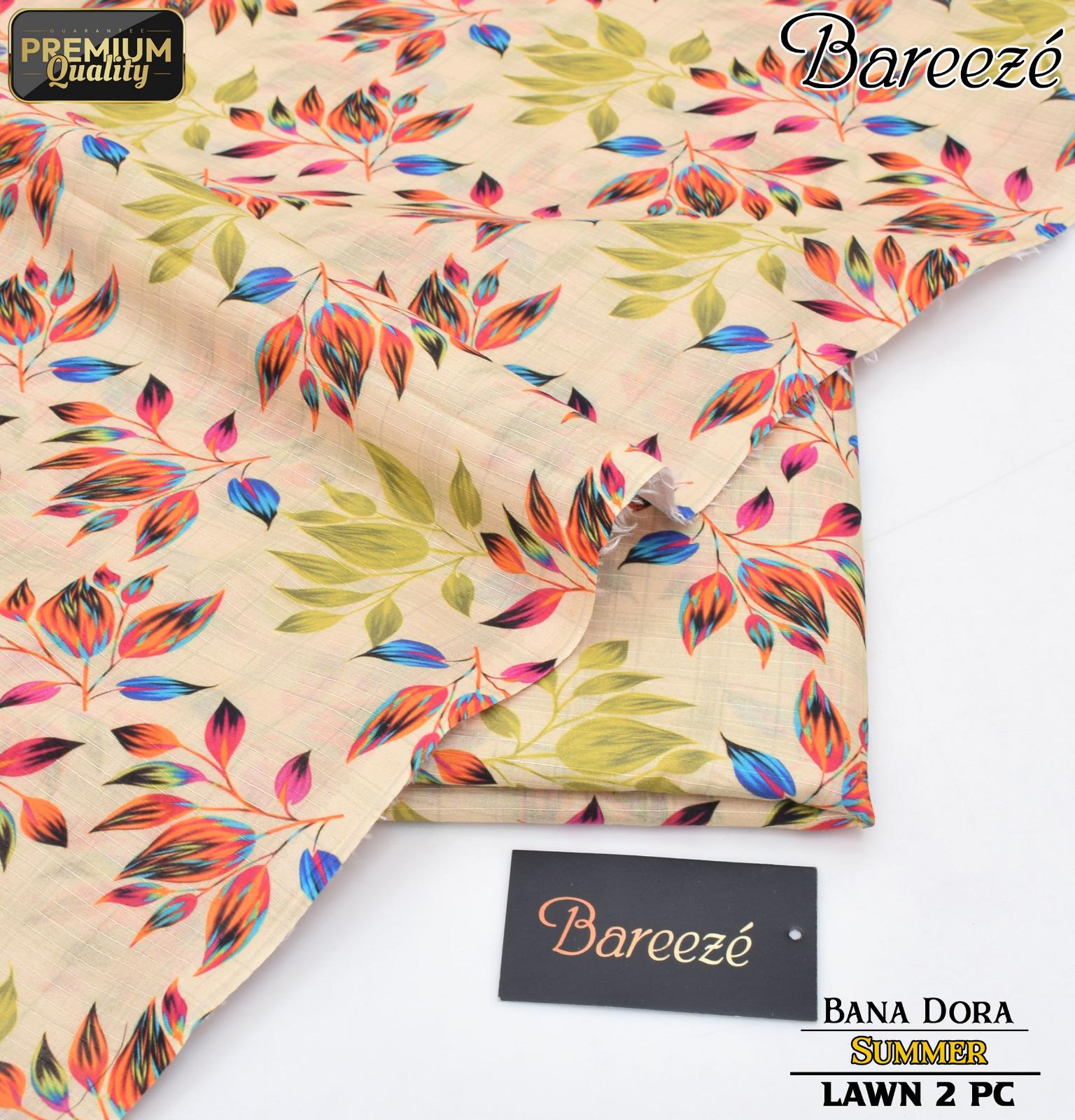 Bareeze Bana Dora Lawn Digital Printed 2-Piece Unstiched
