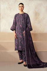 Baroque 3pcs Unstiched Digital Printed Lawn