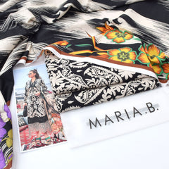 Maria.B Digital Printed Khaddar 3-Piece Un-Stiched