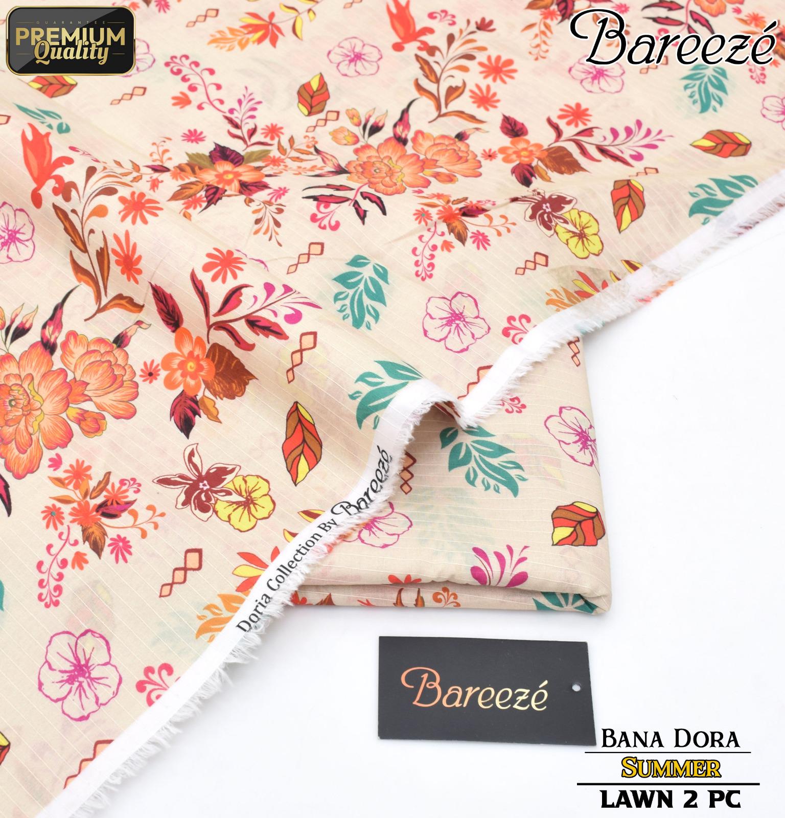 Bareeze Bana Dora Lawn Digital Printed 2-Piece Unstiched
